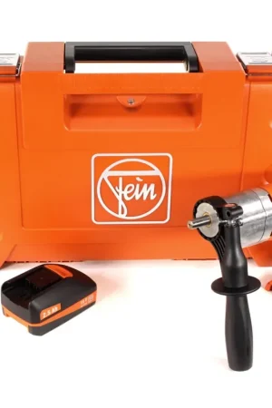 FEIN AGWP 10 C Brushless 18 V Li-Ion Taraudeuse sans fil jusqu'à M10 + Coffret de transport + 1 x Batterie 2,5 Ah - sans Chargeur, sans Mandrin de taraudage Meilleur Choix