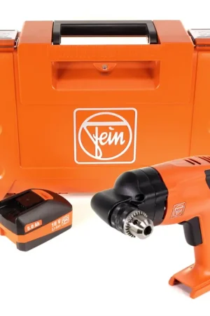 FEIN AWBP 10 Select Brushless 18 V Li-Ion Perceuse d’angle sans fil jusqu'à 10 mm en Coffret + 1x Batterie 5,0 Ah - sans Chargeur Prix Promo