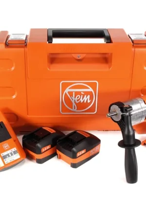 FEIN AGWP 10 Brushless 18 V Li-Ion Taraudeuse sans fil jusqu'à M10 + Coffret de transport + 2 x Batteries 5,0 Ah + Chargeur Offre Exclusive