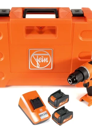 FEIN ABSU 12 C Perceuse-visseuse sans fil 2 vitesses Li-Ion + Coffret + 2x Batteries 2,5 Ah + 1x Chargeur Populaire