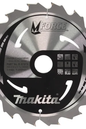 Jusqu'à Épuisement Des Stocks Makita Lame de scie circulaire M-force 210 x 30 x 2,3 mm 16 dents ( B-07973 )
