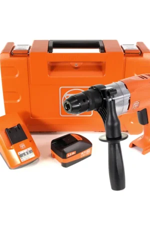 Petit Prix FEIN ABOP 10 Brushless 18 V Li-Ion Perceuse sans fil + Foret métal + 1 x Batterie 5,0 Ah + Coffret de transport + Chargeur