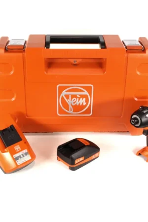 FEIN ASCD 18-200 W4C 18V Brushless Li-Ion Visseuse-boulonneuse à chocs sans fil + Coffret de transport + 1x Batterie 2,5 Ah + Chargeur Jusqu'à Épuisement Des Stocks