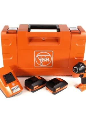 Livraison Express FEIN ASCD 18-200 W4C Brushless Li-Ion Visseuse-boulonneuse à chocs sans fil avec Coffret de transport + 2 x Batteries 2,5 Ah + Chargeur