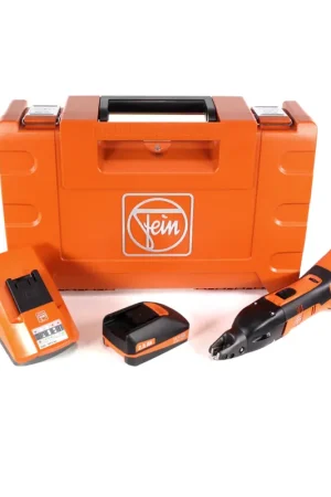 FEIN ABSS 18 1.6 E Cisaille à tôle sans fil jusqu’à 1,6 mm d’épaisseur dans un Coffret de transport + 1x Batterie 2,5 Ah + Chargeur Meilleur Prix