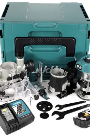 Meilleur Prix Makita DRT 50 RA1J X2 Batterie multifonctionnelle 18 V sans balais + 1x batterie 2,0 + chargeur + modules + Makpac