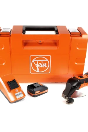 FEIN ABLS 18 1.6 E Cisaille à tôle sans fil jusqu’à 1,6 mm d’épaisseur dans un Coffret + 1x Batterie 2,5 Ah + Chargeur Marque