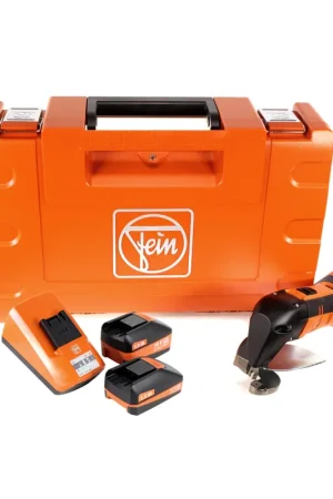 Must-Have FEIN ABLS 18 1.6 E Cisaille à tôle sans fil jusqu’à 1,6 mm d’épaisseur dans un Coffret + 2x Batteries 5 ,0 Ah + Chargeur