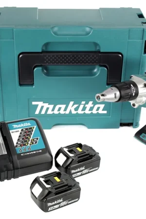 Makita DFS 250 RFJ 18 V Visseuse pour cloisons sèches sans fil avec Coffret de transport Makpac + 2x Batteries 3,0 Ah + chargeur Seulement Aujourd'hui