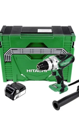Perceuse-visseuse sans fil Hitachi DS 18 DSDL 18 V en coffret + 1x batterie Li-Ion Hitachi BSL 1840 18 V 4,0 Ah / 4000 mAh Promotion
