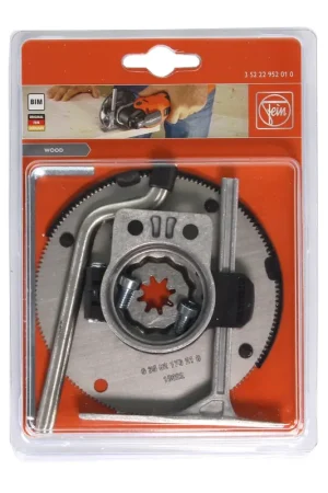 FEIN Set de lame de scie HSS + Butée de profondeur avec emmanchement Starlock Plus Ø 100 mm ( 35222952010 ) Bi-métal Certifié