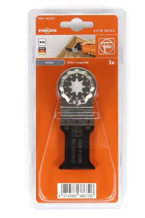 FEIN Starlock Lames de scie E-Cut Long Life 35 mm, 3 pièces ( 63502160220 ) Bimétal Remise