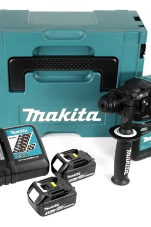 Acheter Direct Makita Marteau perforateur à batterie sans balais DHR 171 RFJ 18 V à 2 étages SDS Plus + 2x Batteries 3.0Ah + Chargeur + Coffret Makpac