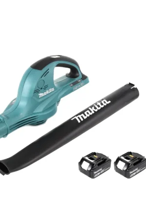 Petit Prix Makita DUB 361 2x 18 V / 36 V Souffleur sans fil + 2x Batteries Makita BL 1860 6 Ah / 6000 mAh