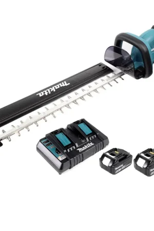 Petit Prix Makita DUH 551 PG 36V 550mm Taille-haie à batterie + 2x Batteries 6,0Ah + Chargeur double