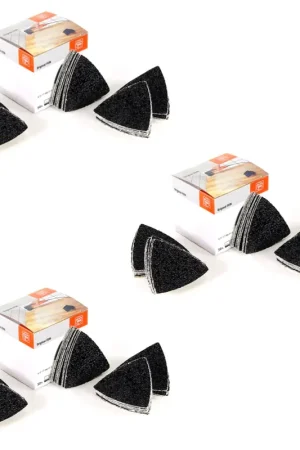 Prix Promo FEIN Feuilles abrasives Delta non perforées avec velcro 150 pièces grain 36