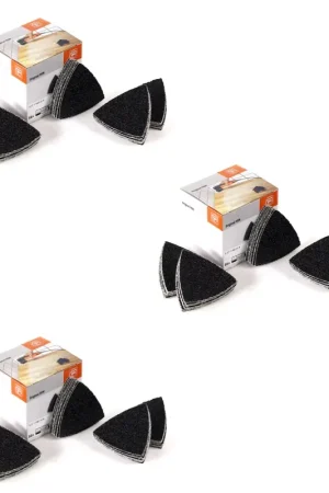 Meilleur Prix FEIN Feuilles abrasives Delta non perforées avec velcro 150 pièces grain 40