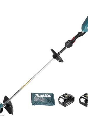 Makita DUR 364 LM2 Coupe-herbe sans fil 36V (2x 18V) 250 / 350mm Brushless + 2x Batteries 4.0Ah - sans chargeur Prix Réduit