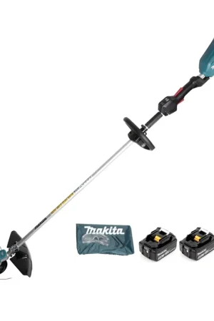 Must-Have Makita DUR 364 LT2 Coupe-herbe sans fil 36V (2x 18V) 250 / 350mm Brushless + 2x Batteries 5.0Ah - sans chargeur