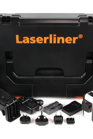 Laserliner SuperPlane-Laser 3G Pro + 1x Akku 7,4Ah + Ladegerät + Crossgrip + L-Boxx ( 036.650L ) Certifié