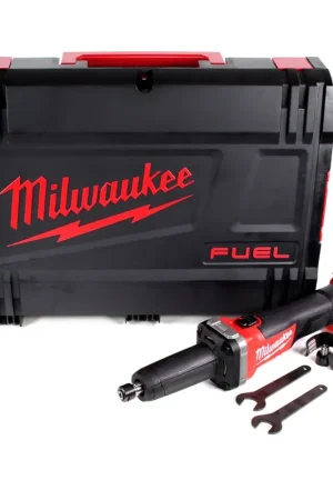 Milwaukee M18 FDG-0X FUEL Meuleuse droite sans fil solo + HD-Box - sans batterie, sans chargeur Produit De Marque