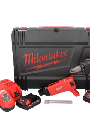 Nouvel Arrivage Milwaukee M18 FSGC-202X Visseuse sans fil 13Nm 18V Brushless + 2x Batteries 2,0 Ah + Chargeur + Coffret (4933459200)