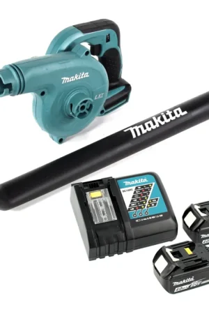 Jusqu'à Épuisement Des Stocks Makita DUB 183 RM Aspirateur Souffleur sans fil de 18 V + 2x Batteries BL 1840 4,0 Ah + Chargeur DC18RC