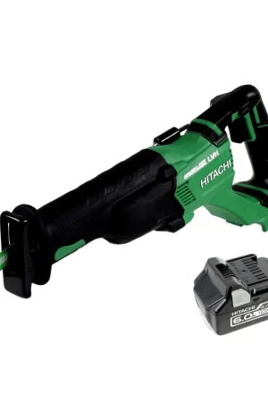 Scie alternative Hitachi CR 18 DBL 18 V avec batterie Li-Ion sans balais + 1 batterie BSL 1860 6,0 Ah Affaire À Saisir