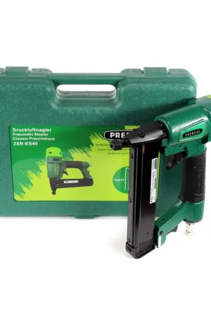 Prebena 2XR-ES40 Agrafeuse pneumatique Cloueur dans mallette de transport type ES Authentique