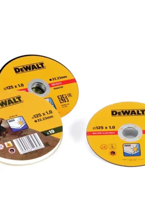 Seulement Aujourd'hui DeWalt DT 3507 disque à tronçonner en acier inoxydable plat, 10 pièces 125 mm x 1,0 mm (N513924)
