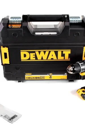 Dewalt DCD 791 18 V Perceuse sans fil Brushless avec boîtier TSTAK-Box inclu 5 Pieces de perçage DT 4535-QZ ( 567228-001 ) sans batterie ni chargeur Super Prix