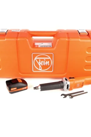 Achat Immédiat FEIN AGSZ 18-280 LBLC Meuleuse droite sans fil dans Coffret de transport + 1x Batterie 2,5 Ah sans Chargeur