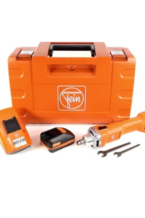 Solde FEIN AGSZ 18-280 BLC Meuleuse droite sans fil dans Coffret de transport + 1x Batterie 2,5 Ah + Chargeur Universal