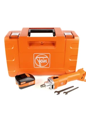 Top Vente FEIN AGSZ 18-280 BL Meuleuse droite sans fil dans Coffret de transport + 1x Batterie 5,0 Ah sans Chargeur