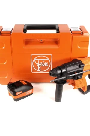 FEIN ABH 18 perforateur burineur sans fil + coffret de transport + 1x Batterie 5,0 Ah - sans Chargeur Petit Prix