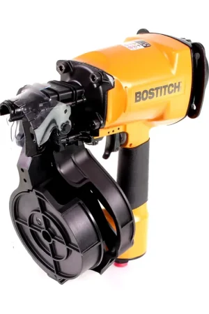 Certifié Bostitch N70CB-1-E Cloueur à rouleaux pneumatique pour clous à bobines de 70 mm dans carton