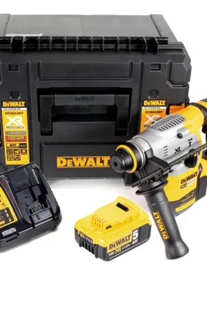 DeWalt DCH 283 P1 18 V Brushless Li-Ion Perforateur-burineur sans fil 26 mm avec Boîtier TSTAK VI + 1x Batterie 5,0 Ah + Chargeur Produit De Marque