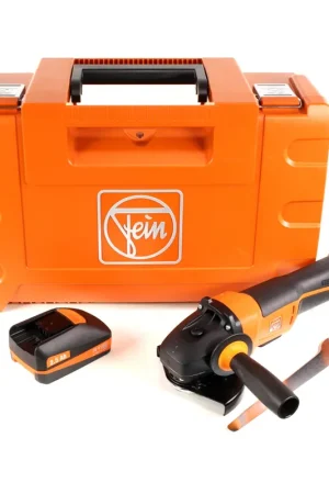FEIN CCG 18-125 BLPD C Meuleuse d’angle sans fil 125 mm avec Coffret + 1x Batterie 2,5 Ah - sans Chargeur Bon Marché