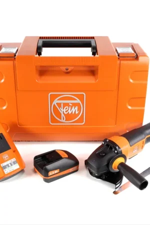 FEIN CCG 18-125 BLPD C Meuleuse d’angle sans fil 125 mm avec Coffret + 1x Batterie 2,5 Ah + Chargeur rapide universel Livraison Express