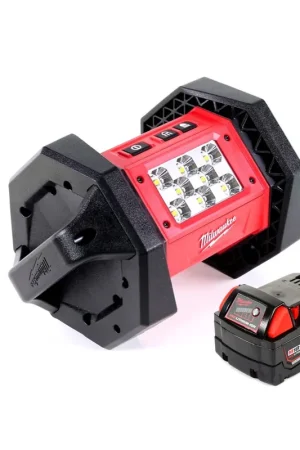 Milwaukee M18 AL-401 Projecteur à LED sans fil 1100 lumens + 1x batterie 4,0 Ah Vente Flash