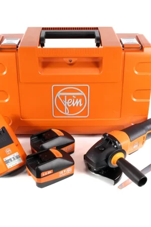 FEIN CCG 18-125 BLPD Meuleuse d’angle sans fil 125 mm avec Coffret + 2x Batteries 5,0 Ah + Chargeur rapide universel Petit Prix