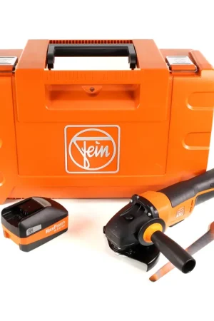 Seulement Aujourd'hui FEIN CCG 18-125 BLPD Meuleuse d’angle sans fil 125 mm avec Coffret + 1x Batterie 5,2 Ah High Power - sans Chargeur