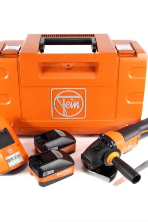 FEIN CCG 18-125 BLPD Meuleuse d'angle sans fil 125 mm + Coffret + 2x Batteries 5,2 Ah + Chargeur Universel ( 71200461000 ) Expédié Aujourd'hui