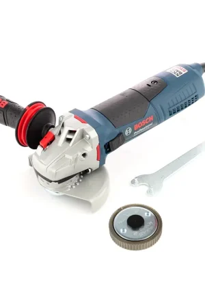 Prix Bas Bosch GWS 17-125 CIE 1700 Watt 125 mm Meuleuse angulaire + Ecrou à serrage rapide SDS clic M14