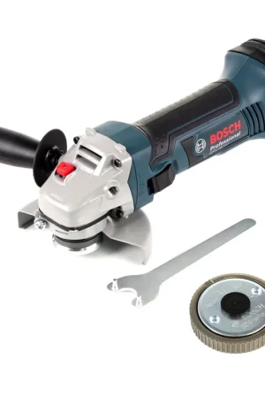 Meuleuse d'angle sans fil Bosch GWS 18 V-Li Professional 115 mm + 1 x écrou à serrage rapide SDS clic M14 - sans batterie, sans chargeur Remise