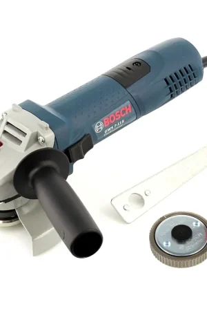 Bosch GWS 7-115 E 720 Watt Professional Meuleuse angulaire de 115 mm de diamètre du disque + 1x Ecrou de serrage SDS clic M14 Marque