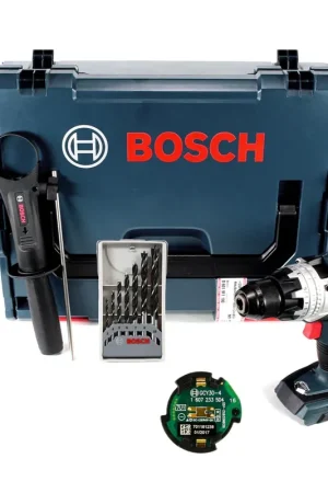 Expédié Aujourd'hui BOSCH GSR 18 V-85 C Professional Li-Ion Perceuse-visseuse sans fil avec Coffre de transport + 1x Coffret 7 mèches hélicoïdales à bois + 1x Module Bluetooth GCY 30-4 Professional - sans Batterie ni Chargeur