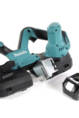 Makita DPB 181 M1 18 V Li-Ion Scie à ruban sans fil en Carton + 1x Batterie 4,0 Ah - sans Chargeur Nouvel Arrivage