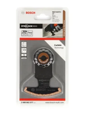 Bosch MATI 68 RT3 Lame segment à concrétion carbure Starlock Max ( 2608662577 ) Expédition Rapide