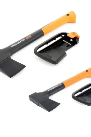 Retour Gratuit Jeu de haches Fiskars avec hache à fendre X10 S 45 cm (121443) et hache à fendre X7 XS 35,5 cm (121423)